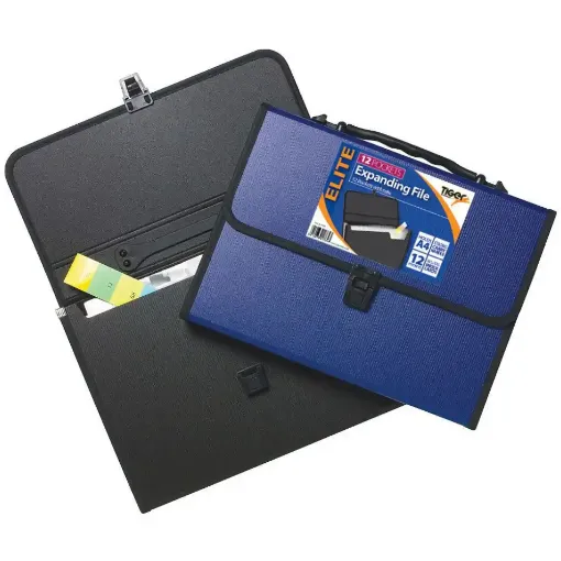 Picture of Tiger Elite A4 12 Pocket Expanding File