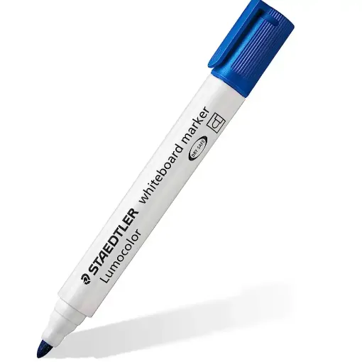 Picture of Staedtler Lumocolour White Board Marker Blue