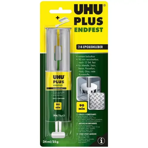 Picture of UHU Epoxy Heavy Duty Glue 24ml Syringe