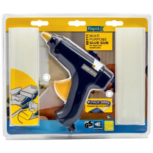 Picture of Rapid Glue Gun & 500g 12mm Glue Sticks 