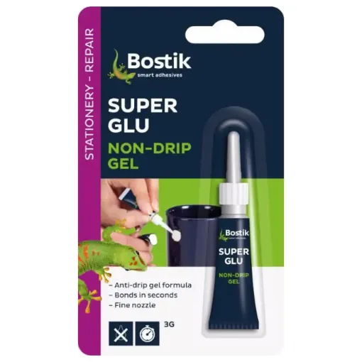 Picture of Bostik Super Glue Gel Non Drip 3g