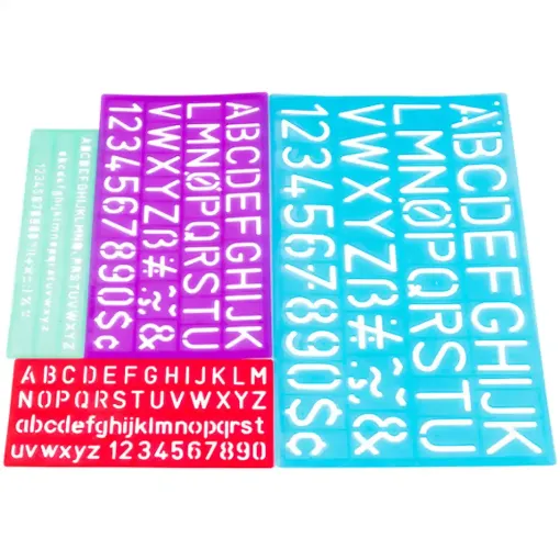 Picture of Jakar Lettering Stencil (Set of 4)