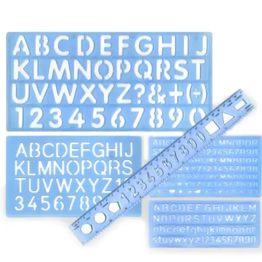 Picture of Isomars Lettering Stencil (Set of 5)