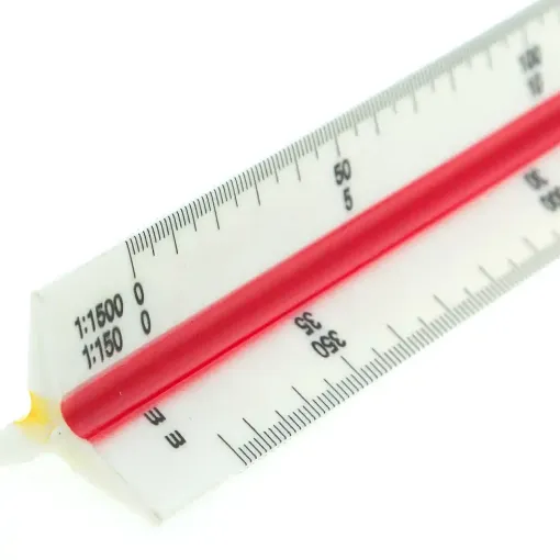 Picture of SG Triangular Scale Ruler with 12 Metric Scales