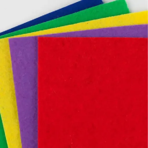 Picture of A4 Felt Sheets Assorted Colours 10 Sheets