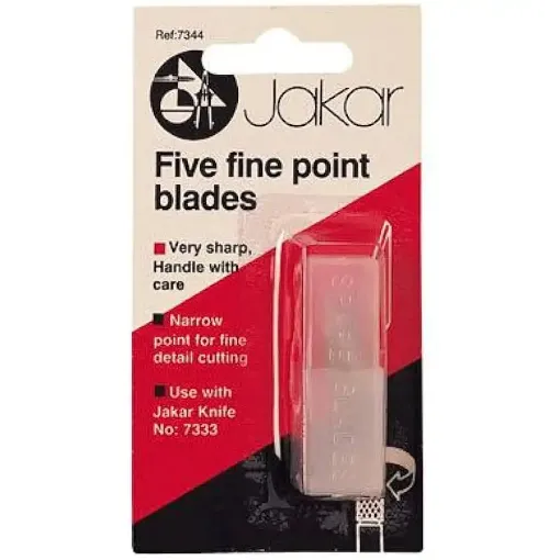 Picture of Jakar Fine Point Blades for Knife (JAK 7338) 5 Pack