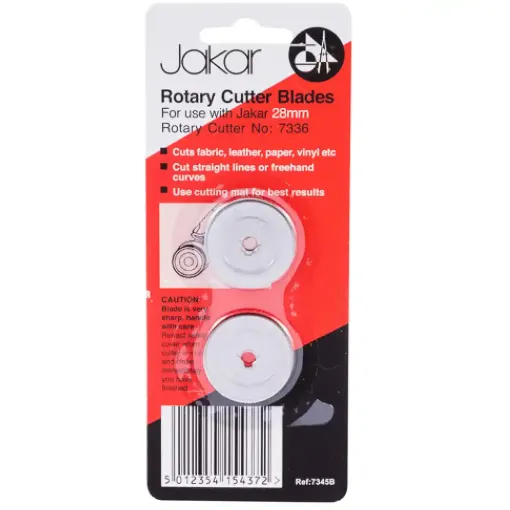Picture of Jakar Rotary Cutter Blades for use with Rotary Cutter (JAK 7336) 2 Pack
