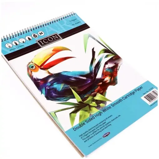 Picture of Icon Spiral Sketch Pad A4 110gsm