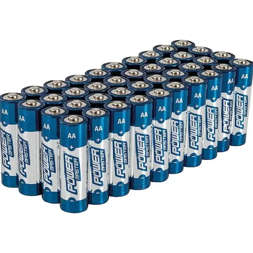Picture of Powermaster Batteries AA Alkaline (Pack of 40)