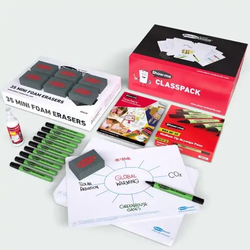 Picture of Show me A4 Mind map boards (Classpack of 35 sets)