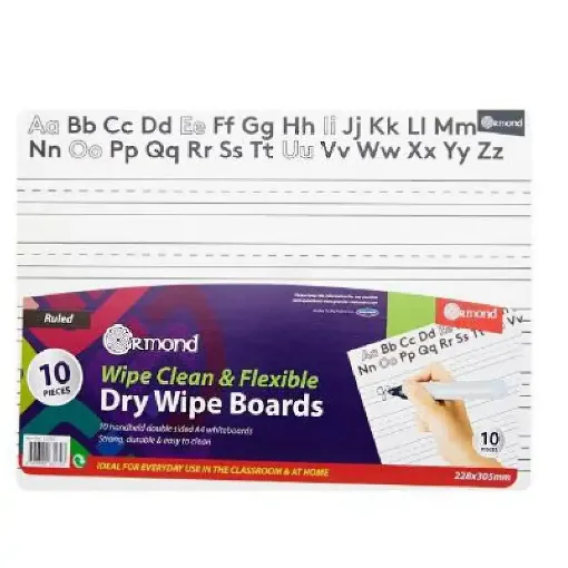 Picture of Dry White Board, Letters, Pk of 10 