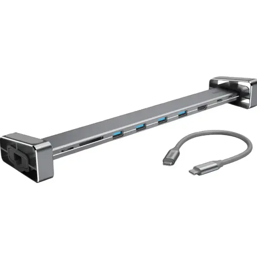 Picture of Hama USB-C 9-in-1 Docking Station with Card Reader
