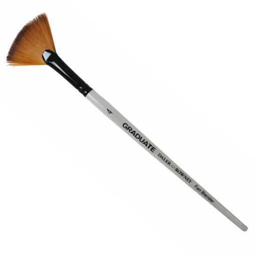 Picture of Graduate No4 Synthetic Fan Short Handle Brush