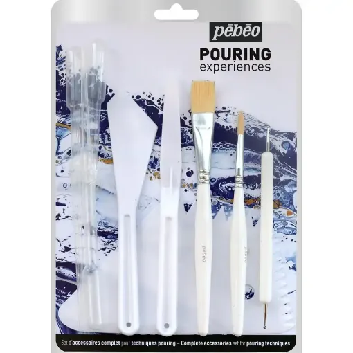 Picture of Pebeo Accessories For Pouring Experiences Set of 11