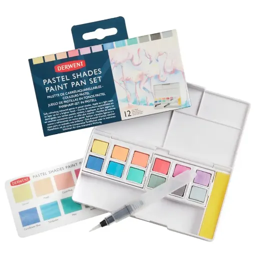 Picture of Derwent Pastel Shades Paint Pan Set