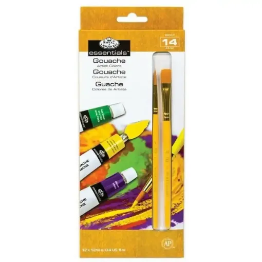 Picture of R&L Essentials Gouache Set of 12 Assorted with Brushes 