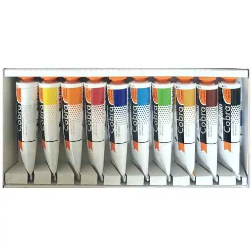 Picture of Cobra Study Oil Colour Set 10 x 40 ml