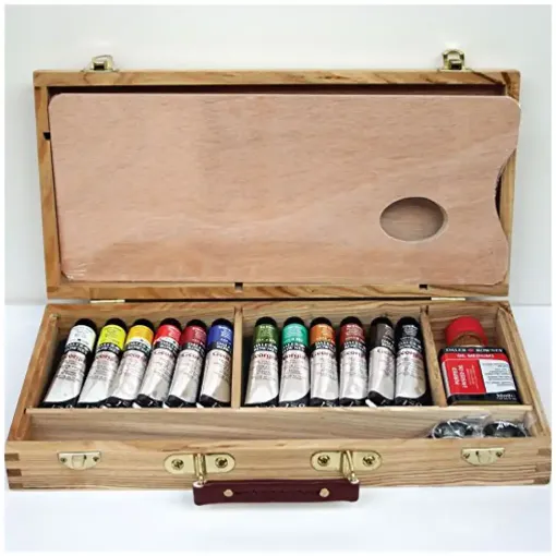 Picture of Georgian Oil Colour  Wooden Box Set