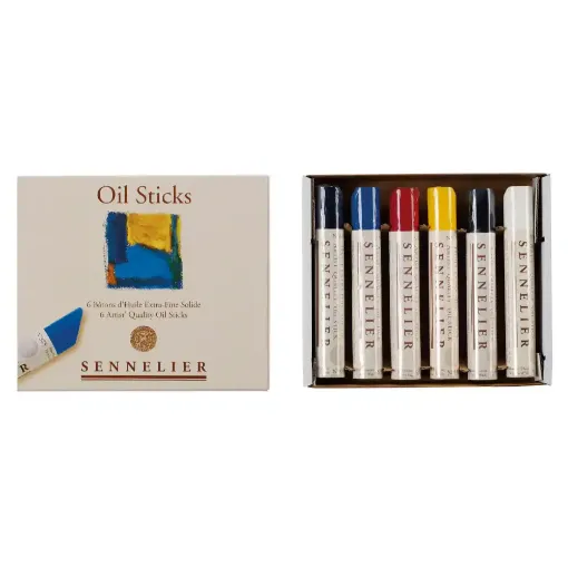 Picture of Sennelier Oil Stick 38ml Set of 6