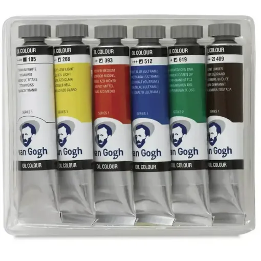 Picture of Van Gogh Oil Colour Starter Set 6 x 20ml Tubes