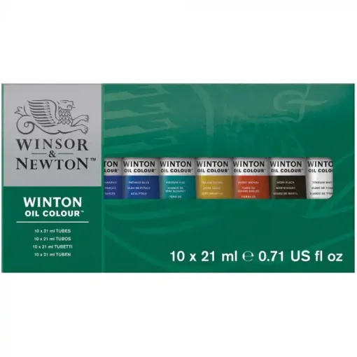 Picture of Winton Oil Colour 10x21ml Basic Set