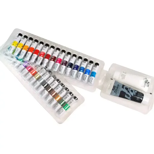 Picture of Pebeo Studio Acrylics 30x20ml & 2x100ml Tubes White Set