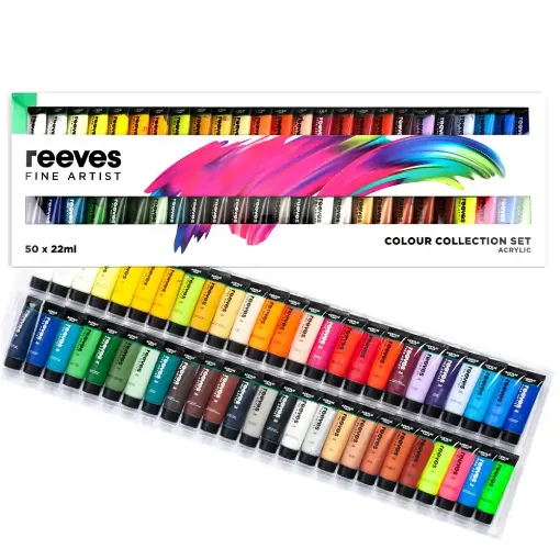 Picture of Reeves Fine Artist Acrylic Set 50x22ml