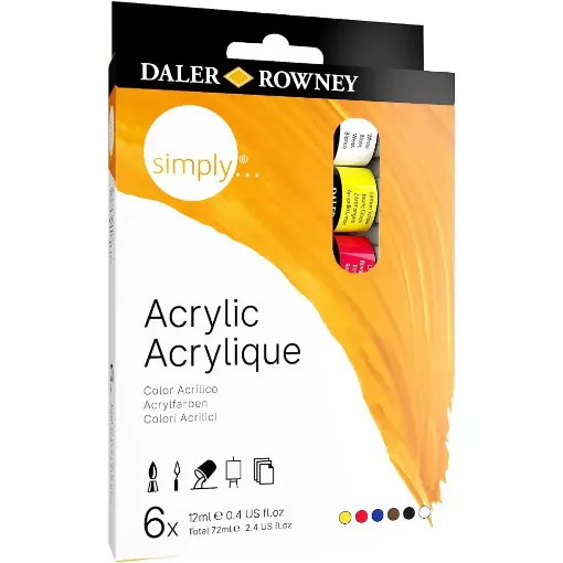 Picture of Simply Acrylic 6x12ml Set