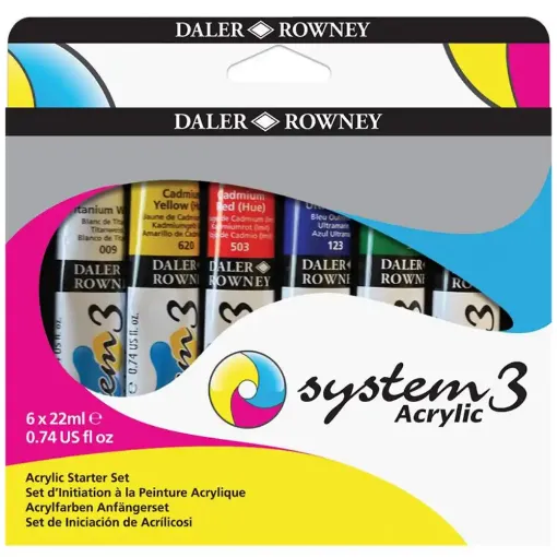 Picture of System 3  Acrylic Starter Set 6x22ml