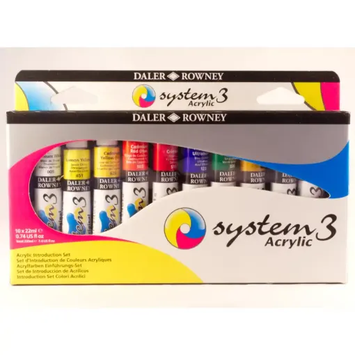 Picture of System 3 Acrylic 10x22ml Introduction Set