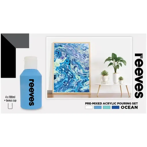Picture of Reeves Pouring Acrylic Set | Ocean