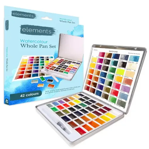 Picture of Elements Watercolour 42 Whole Pan Set