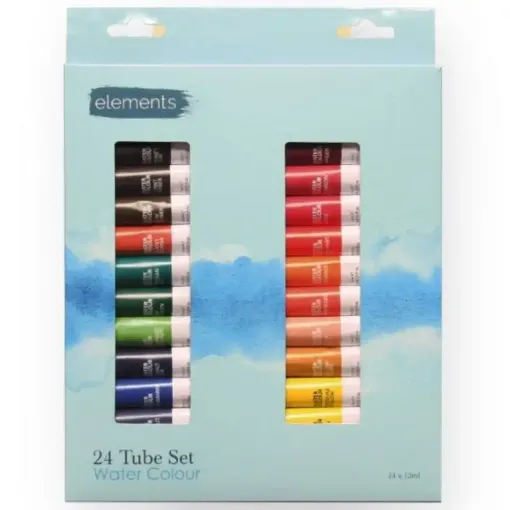 Picture of Elements Watercolour Tube Set 24x12ml 