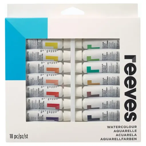 Picture of Reeves Watercolour Tube 18x12ml Set