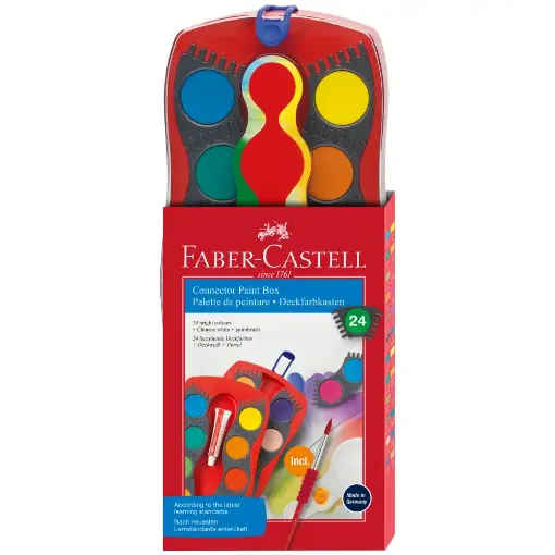 Picture of Faber Connector Paint Box 24 Colours