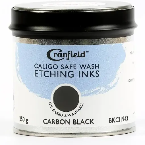 Picture of Cranfield Caligo Safe Wash Etching Inks Carbon Black 250g