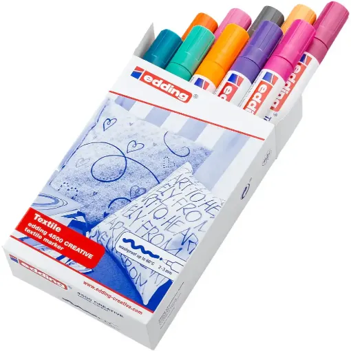 Picture of Edding 4500 Trend Textile Markers Set of 10