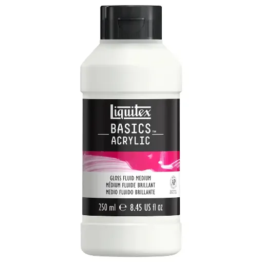 Picture of Liquitex Basics Gloss Fluid Medium 250ml