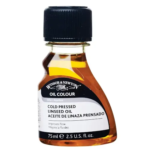 Picture of W&N Artists' Cold Pressed Linseed Oil 75ml 