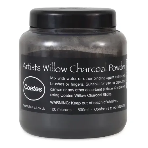 Picture of Coates Artists Willow Charcoal Powder 500ml