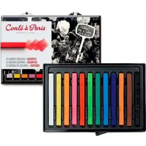 Picture of Conte Colour Carres Crayon Assorted Pack of 12