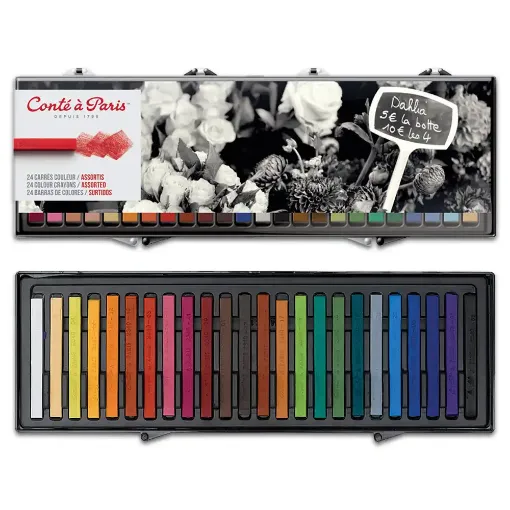Picture of Conte Colour Carres Crayons Assorted Pack of 24