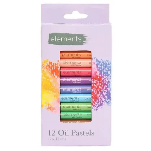Picture of Elements Oil Pastels Pack of 12