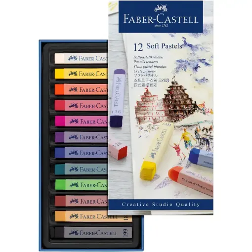 Picture of Faber Chalk Pastels Soft Pack of 12