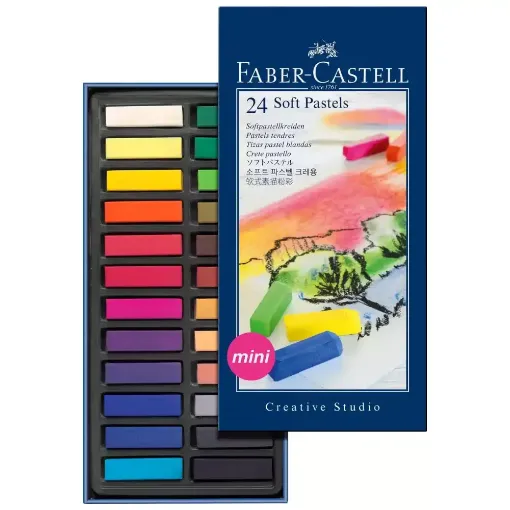 Picture of Faber Chalk Pastels Soft Pack of 24