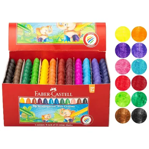 Picture of Faber Castell Chublets Crayons 96 Pack