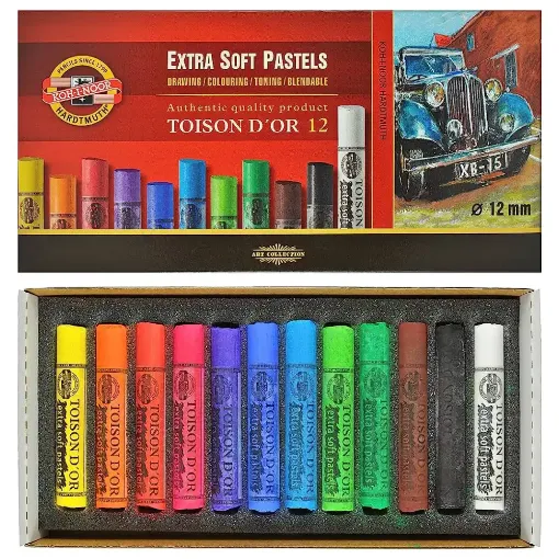 Picture of Koh-I-Noor Artists Extra Soft Pastels Pack of 12