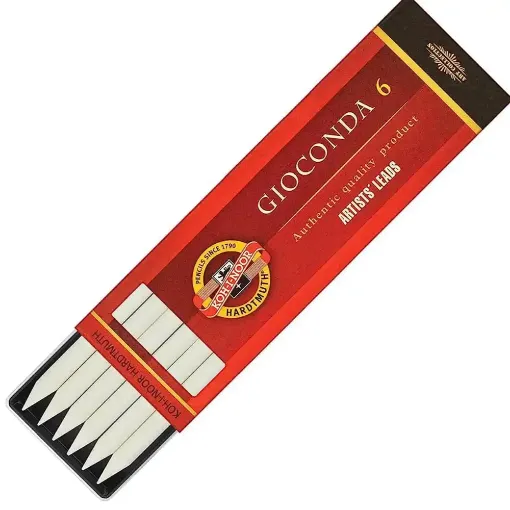 Picture of Koh-I-Noor Gioconda White Drawing Chalks 6 Pack