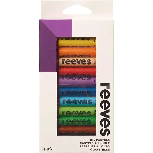 Picture of Reeves Oil Pastels Assorted Large Pack of 12