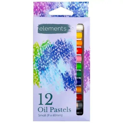Picture of Elements Oil Pastels Small (9x60mm) 12 Pack